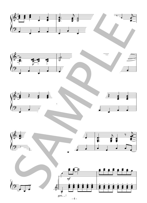 チェリーブラッサム（中級）：松田聖子 (松田 聖子) / ピアノソロ 中級 - サンプル譜面 4/5