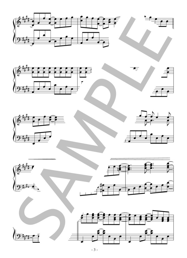 今、話したい誰かがいる（中～上級）：乃木坂46 / ピアノソロ 中〜上級 - サンプル譜面 3/5