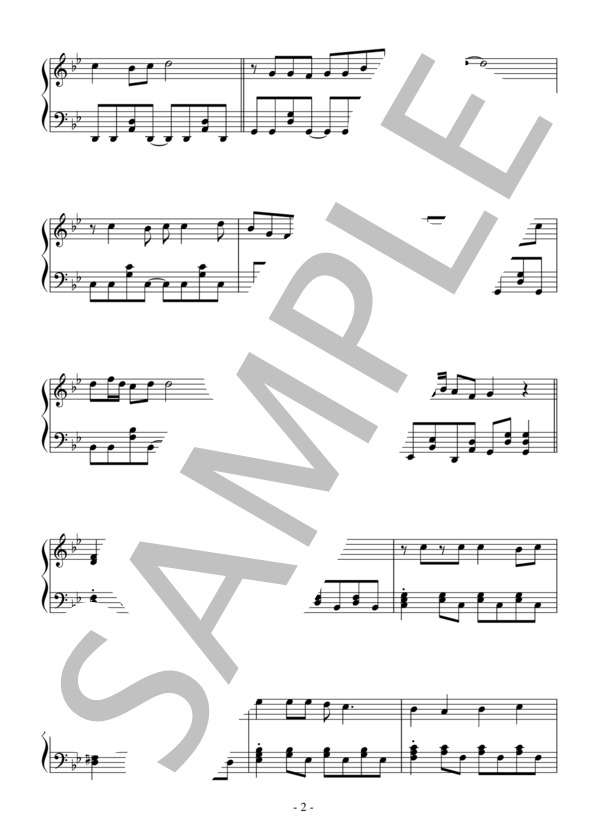 ニイハオ★中国（中級）：アニメ「「ヘタリア」OST (甲斐田 ゆき) / ピアノソロ 中級 - サンプル譜面 2/5