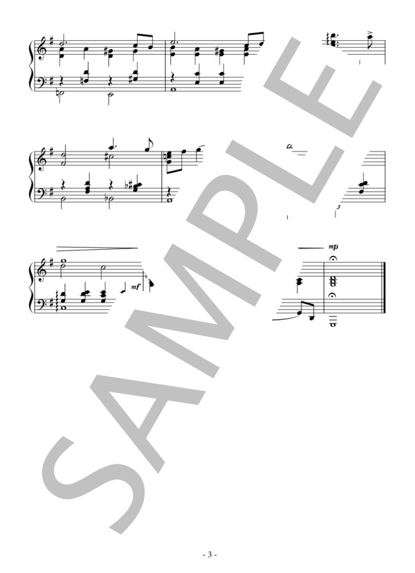 詩る。～江紀行～（中級）：NHK大河ドラマ「江～姫たちの戦国～」OST (吉俣 良) / ピアノソロ 中級 - サンプル譜面 3/3