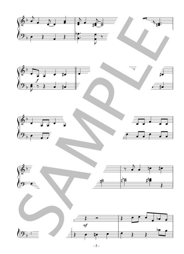 Friend Like Me(初級）：ディズニー映画「アラジン」OST / ピアノソロ 初級 - サンプル譜面 5/5