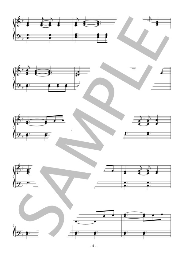 彼こそが海賊～He's a Pirate(初級）：映画「パイレーツ・オブ・カリビアン」OST (クラウス・バデルト) / ピアノソロ 初級 - サンプル譜面 4/5