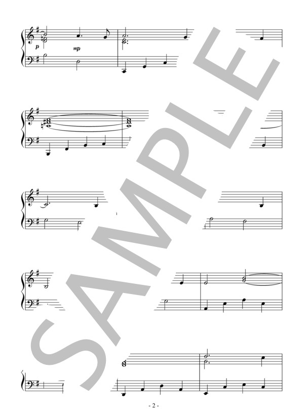 So in Love(初級）：コール・ポーター / ピアノソロ 初級 - サンプル譜面 2/5