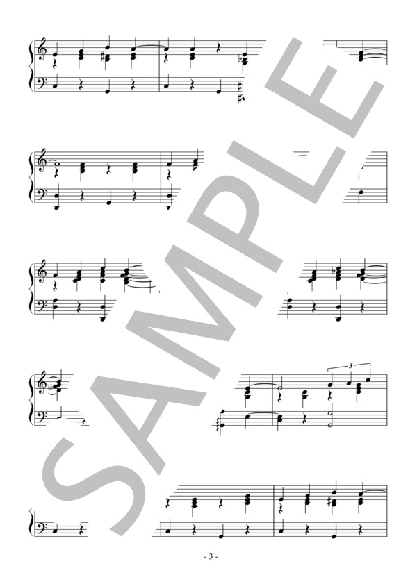 Me and My Girl(中級）：ミュージカル「ミー・アンド・マイ・ガール」OST (Noel  Gay) / ピアノソロ 中級 - サンプル譜面 3/4