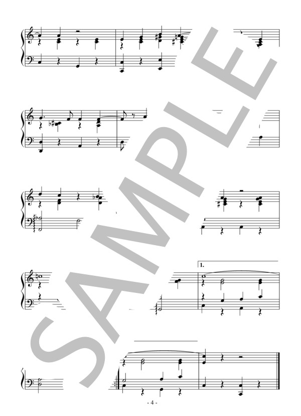 Me and My Girl(中級）：ミュージカル「ミー・アンド・マイ・ガール」OST (Noel  Gay) / ピアノソロ 中級 - サンプル譜面 4/4