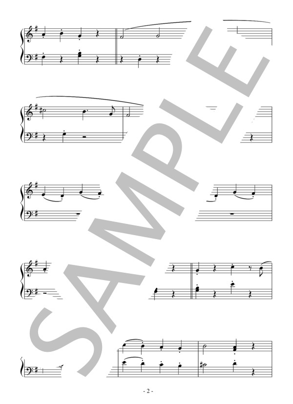 バレエ「くるみ割り人形」より小序曲（入門～初級）：チャイコフスキー (ピョートル・イリイチ・チャイコフスキー) / ピアノソロ 入門〜初級 - サンプル譜面 2/3