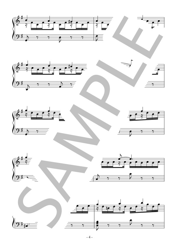 バレエ「眠れる森の美女」」よりパノラマ（中級）：チャイコフスキー (ピョートル・イリイチ・チャイコフスキー) / ピアノソロ 中級 - サンプル譜面 4/5