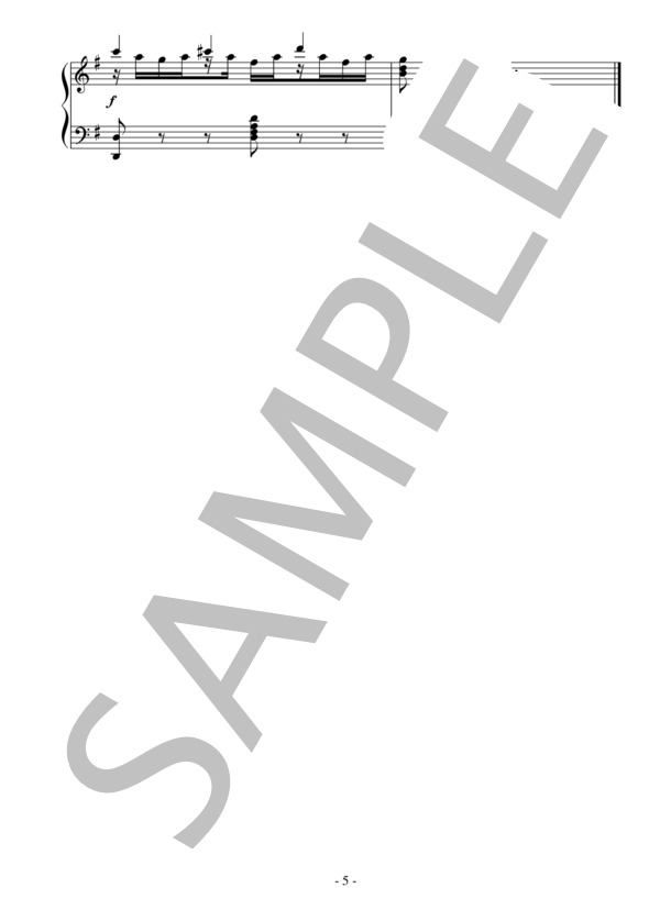 バレエ「眠れる森の美女」」よりパノラマ（中級）：チャイコフスキー (ピョートル・イリイチ・チャイコフスキー) / ピアノソロ 中級 - サンプル譜面 5/5