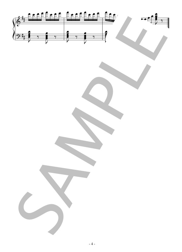 バレエ「チャイコフスキー・パ・ド・ドゥ」より女性Va.(中級）：チャイコフスキー (ピョートル・イリイチ・チャイコフスキー) / ピアノソロ 中級 - サンプル譜面 4/4