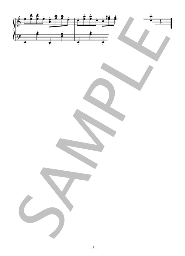 バレエ「タリスマン」より女性Va.(中級）：ドリゴ (リッカルド・ドリゴ) / ピアノソロ 中級 - サンプル譜面 3/3