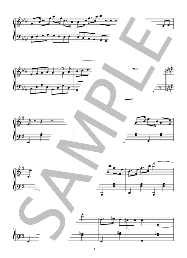 バレエ「ロミオとジュリエット」よりモンタギュー家とキャピュレット家（中級）：プロコフィエフ (セルゲイ・セルゲーエヴィチ・プロコフィエフ) / ピアノソロ 中級 - サンプル譜面 3/4