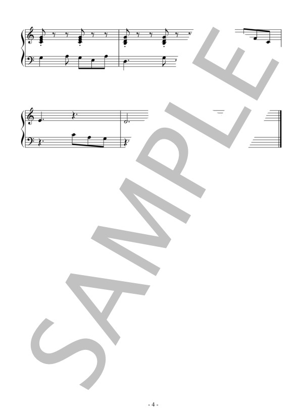 バレエ「ロミオとジュリエット」より民衆の踊り（初級）：プロコフィエフ (セルゲイ・セルゲーエヴィチ・プロコフィエフ) / ピアノソロ 初級 - サンプル譜面 4/4
