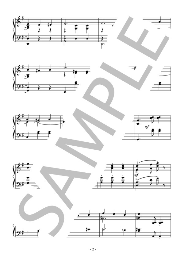 バレエ「ドン・キホーテ」より森の女王のVa.(中級）：ミンクス (レオン・ミンクス) / ピアノソロ 中級 - サンプル譜面 2/4