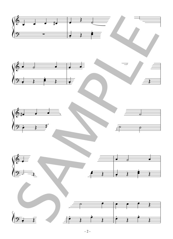 The Easy Winners(入門）：ジョプリン (スコット・ジョプリン) / ピアノソロ 入門 - サンプル譜面 2/5