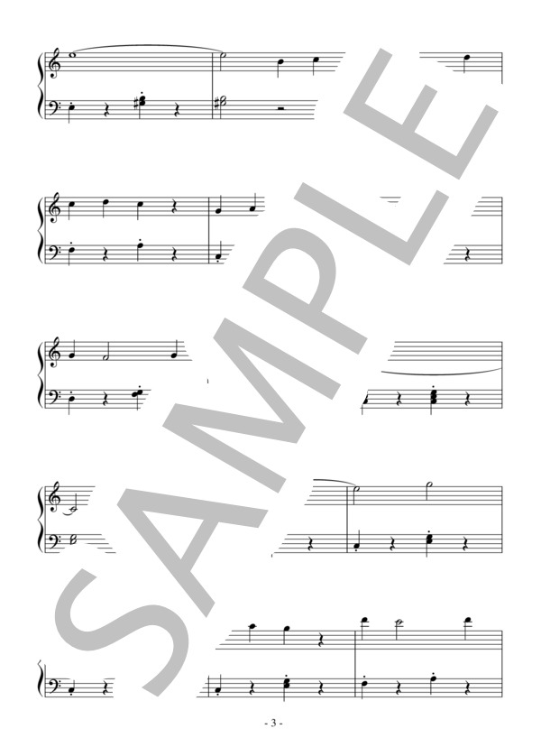 The Easy Winners(入門）：ジョプリン (スコット・ジョプリン) / ピアノソロ 入門 - サンプル譜面 3/5