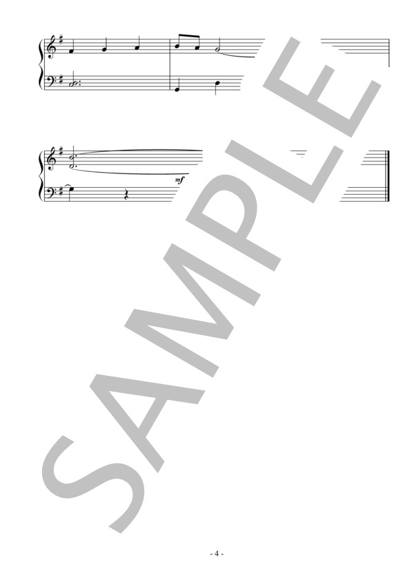 That's Amore(初級）：ディーン・マーティン (DEAN・マーティン) / ピアノソロ 初級 - サンプル譜面 4/4