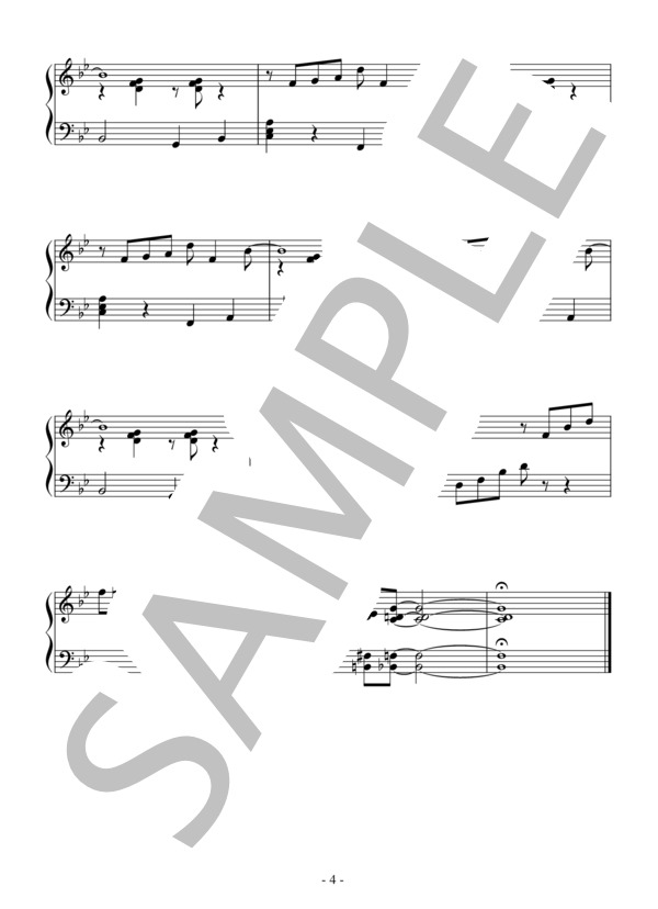 セ・シ・ボン（初級）：イヴ・モンタン / ピアノソロ 初級 - サンプル譜面 4/4