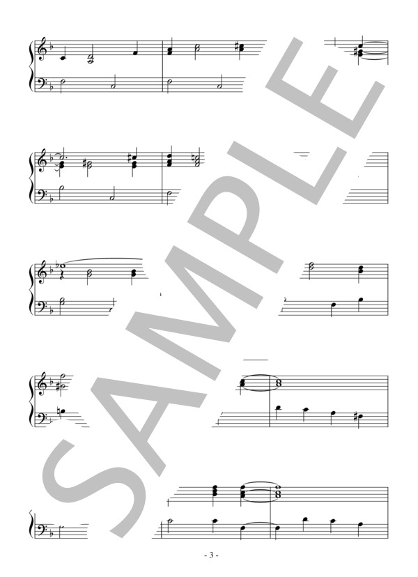 キャバレー（中級）：映画「キャバレー」OST (ジョン・カンダー) / ピアノソロ 中級 - サンプル譜面 3/4