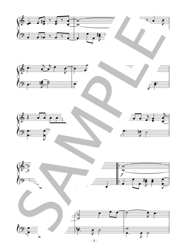 マシュ・ケ・ナダ（初～中級）：セルジオ・メンデス / ピアノソロ 初〜中級 - サンプル譜面 5/5