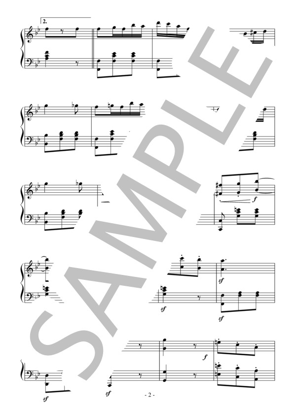 コティヨン（初～中級）：グリンカ (ミハイル・グリンカ) / ピアノソロ 初〜中級 - サンプル譜面 2/5