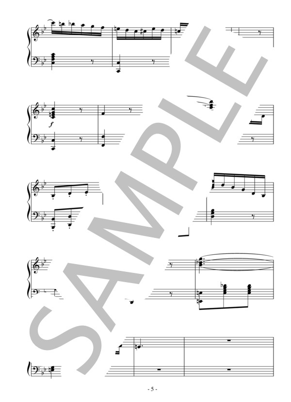 コティヨン（初～中級）：グリンカ (ミハイル・グリンカ) / ピアノソロ 初〜中級 - サンプル譜面 5/5