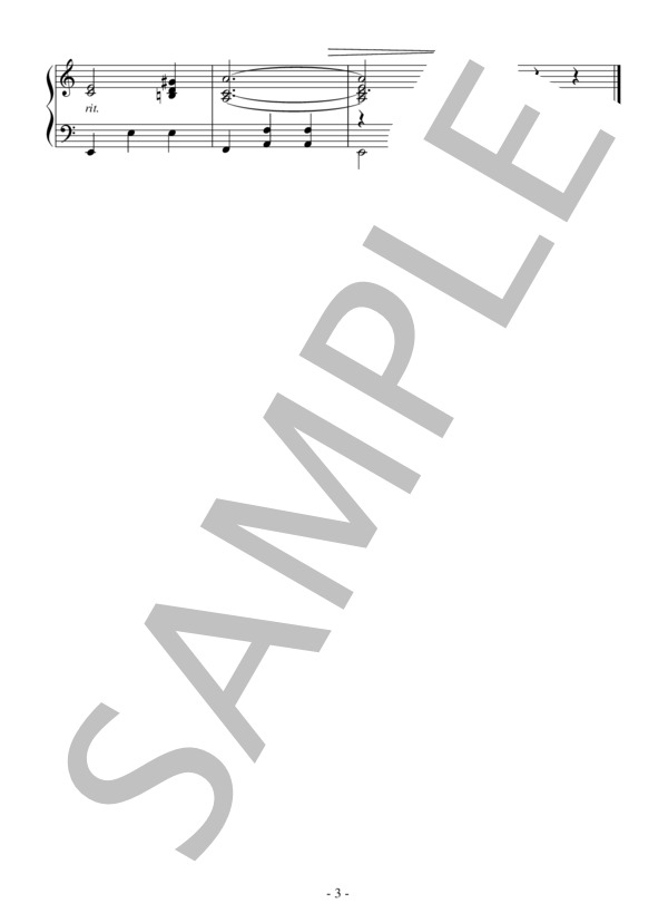 ワルツ op.124-4(中級）：シューマン (ロベルト・シューマン) / ピアノソロ 中級 - サンプル譜面 3/3