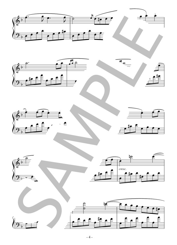 ピアノソナタ第8番「悲愴」 第3楽章（初～中級）：ベートーヴェン (ルートヴィヒ・ヴァン・ベートーヴェン) / ピアノソロ 初〜中級 - サンプル譜面 4/5