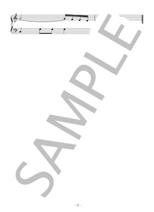 ボレロ（入門～初級）：ラヴェル (モーリス・ラヴェル) / ピアノソロ 入門〜初級 - サンプル譜面 2/2