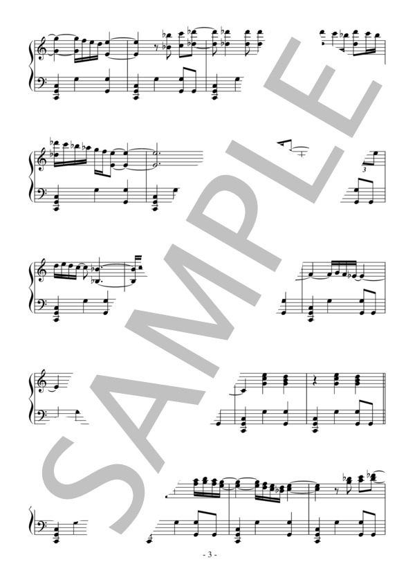 ボレロ（初級）：ラヴェル (モーリス・ラヴェル) / ピアノソロ 初級 - サンプル譜面 3/4