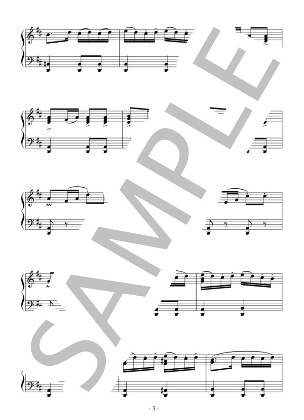 スペイン奇想曲（初～中級）：リムスキー＝コルサコフ (ニコライ・リムスキー=コルサコフ) / ピアノソロ 初〜中級 - サンプル譜面 3/5