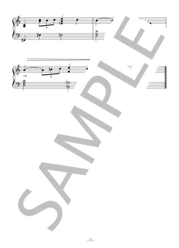 私の彼氏（初～中級）：ガーシュイン (ジョージ・ガーシュイン) / ピアノソロ 初〜中級 - サンプル譜面 3/3