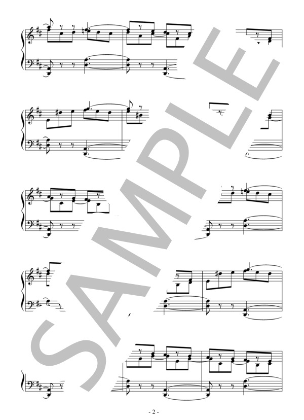 バレエ「くるみ割り人形」より 王子のVa.(初級）：チャイコフスキー (ピョートル・イリイチ・チャイコフスキー) / ピアノソロ 初級 - サンプル譜面 2/3