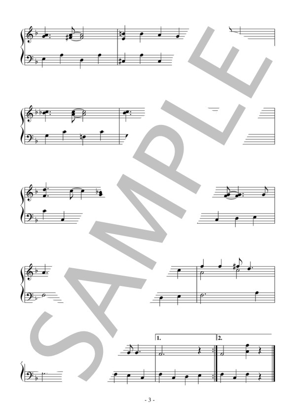 Bidin' My Time(入門～初級）：ガーシュイン (ジョージ・ガーシュイン) / ピアノソロ 入門〜初級 - サンプル譜面 3/3