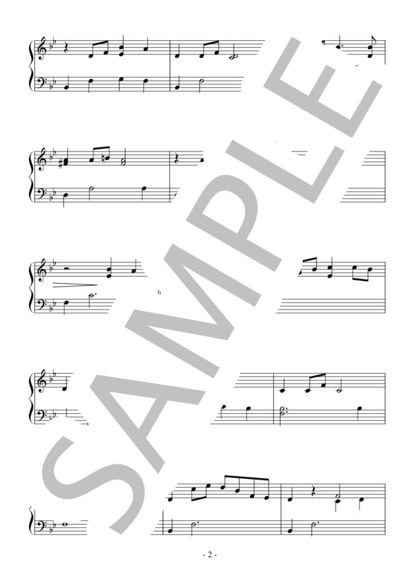 Days in the Sun(初級）：ディズニー映画「美女と野獣」(2017)OST (アラン・メンケン) / ピアノソロ 初級 - サンプル譜面 2/5