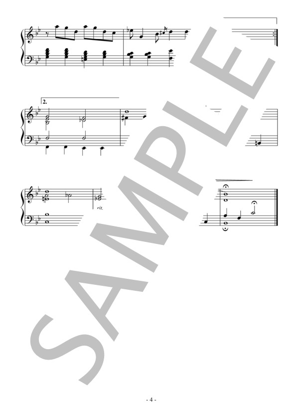 Cherokee(初～中級）：ジャズ (レイ・ノーブル) / ピアノソロ 初〜中級 - サンプル譜面 4/4