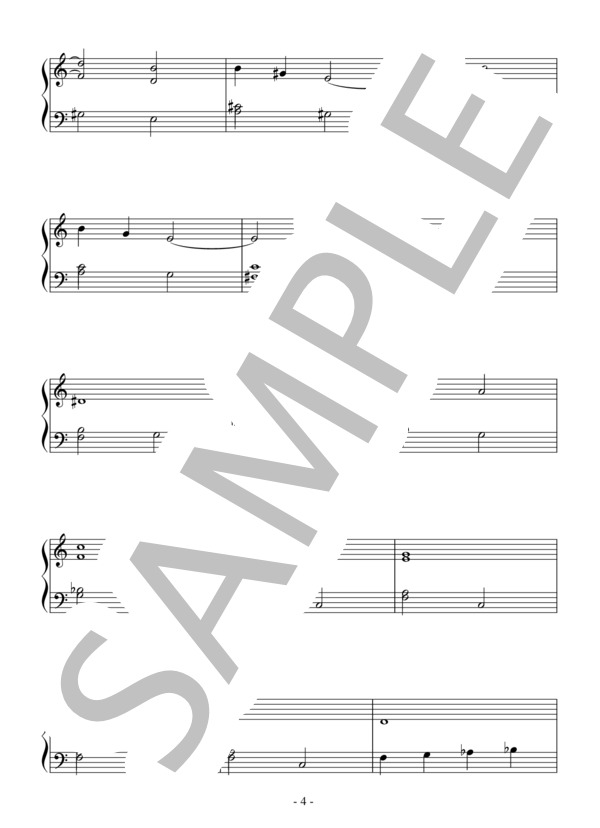 Cherokee(初級）：ジャズ (レイ・ノーブル) / ピアノソロ 初級 - サンプル譜面 4/5