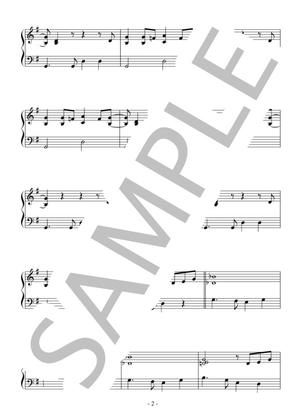 テキーラ（入門～初級）：ラテンミュージック (チャック・リオ) / ピアノソロ 入門〜初級 - サンプル譜面 2/4