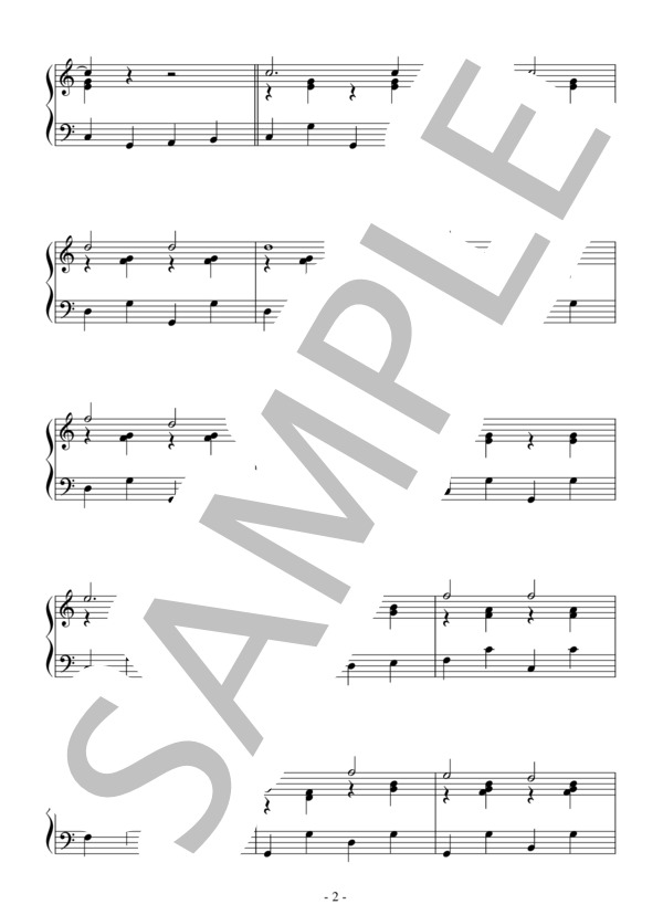 It's a Small World(初～中級）：シャーマン (SHERMAN RICHARD M) / ピアノソロ 初〜中級 - サンプル譜面 2/3