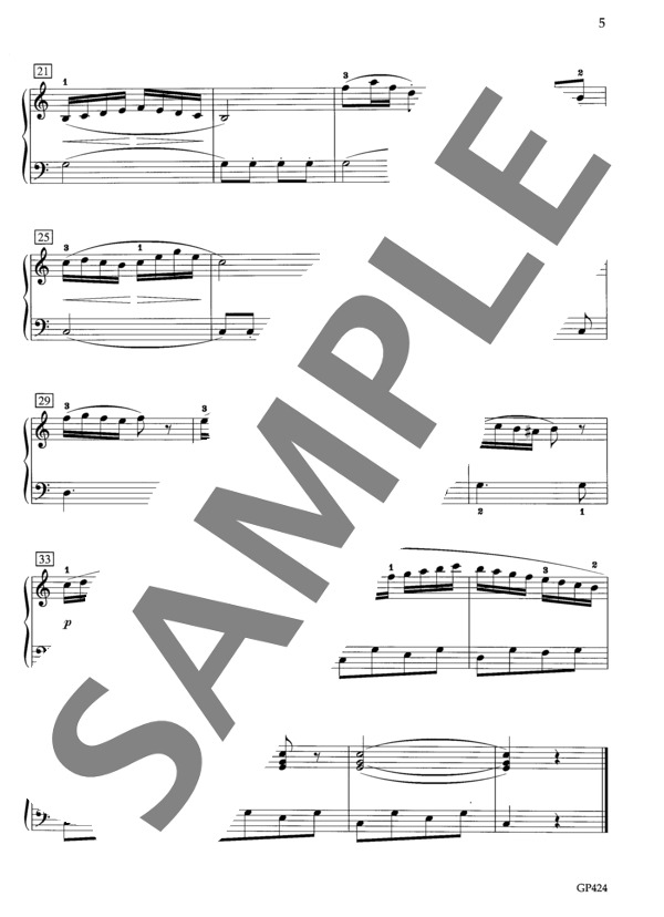 ソナチネ ハ長調 Op.39-1 (フランク・ラインス) / ピアノソロ 初〜中級 - サンプル譜面 3/5