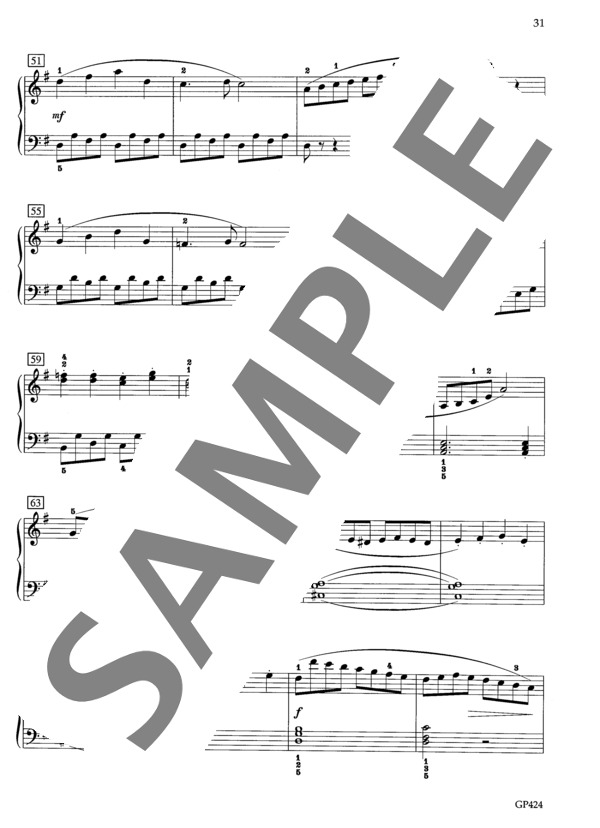 ソナチネ ト長調 Op.39-4 (フランク・ラインス) / ピアノソロ 初〜中級 - サンプル譜面 5/5