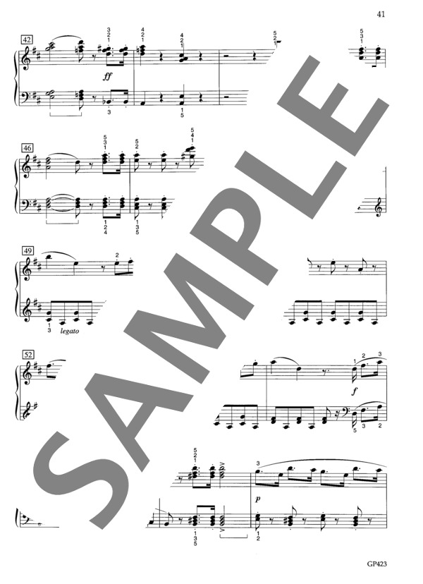 ソナチネ ニ長調 Op.168-5 (アントン・ディアベリ) / ピアノソロ 初〜中級 - サンプル譜面 5/5