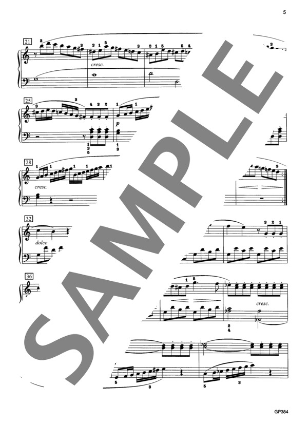 ソナチネ ハ長調 Op.20-1 (フリードリヒ・クーラウ) / ピアノソロ 初〜中級 - サンプル譜面 3/5