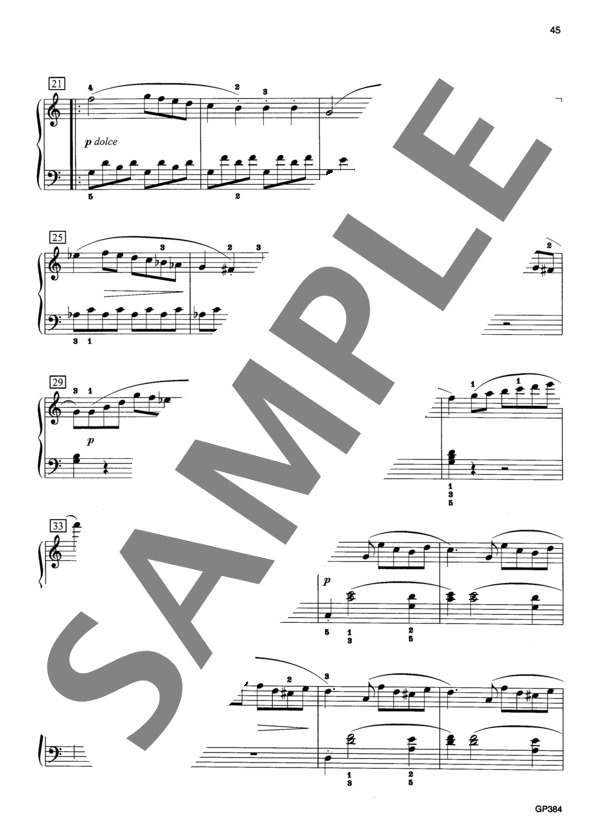 ソナチネ ハ長調 Op.55-1 (フリードリヒ・クーラウ) / ピアノソロ 初〜中級 - サンプル譜面 3/5