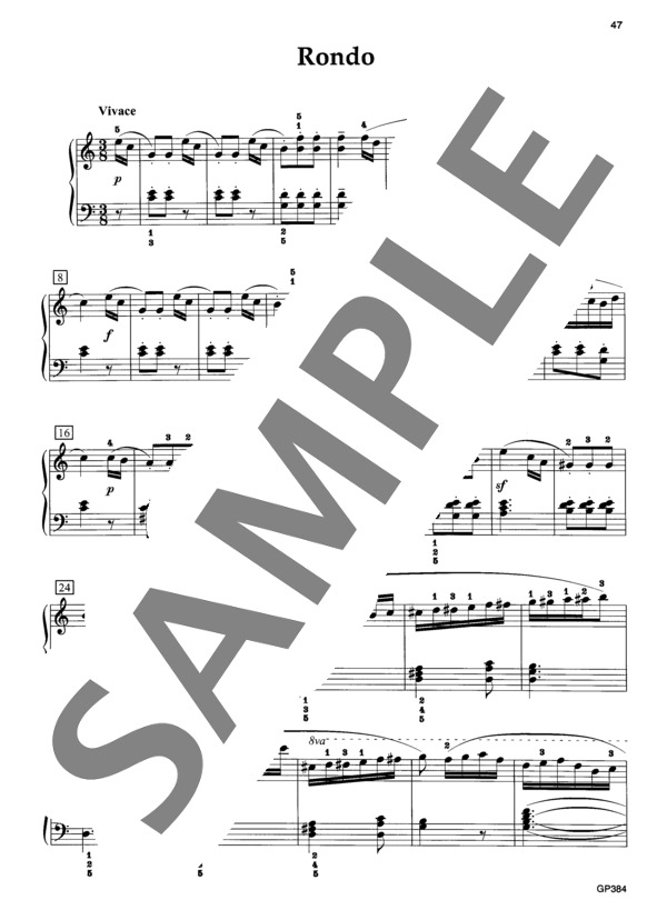 ソナチネ ハ長調 Op.55-1 (フリードリヒ・クーラウ) / ピアノソロ 初〜中級 - サンプル譜面 5/5