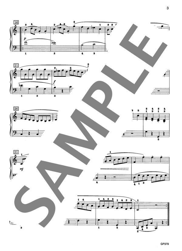 ソナチネ 第1番 ハ長調 (ムツィオ・クレメンティ) / ピアノソロ 初〜中級 - サンプル譜面 3/5