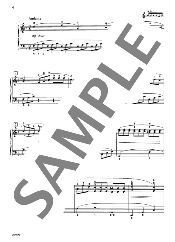 ソナチネ 第1番 ハ長調 (ムツィオ・クレメンティ) / ピアノソロ 初〜中級 - サンプル譜面 4/5