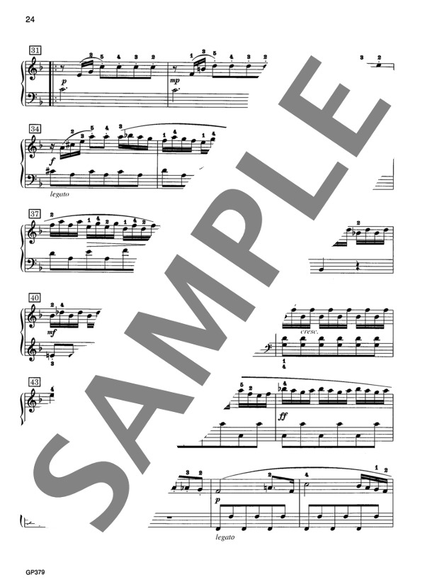 ソナチネ 第4番 ヘ長調 (ムツィオ・クレメンティ) / ピアノソロ 初〜中級 - サンプル譜面 3/5