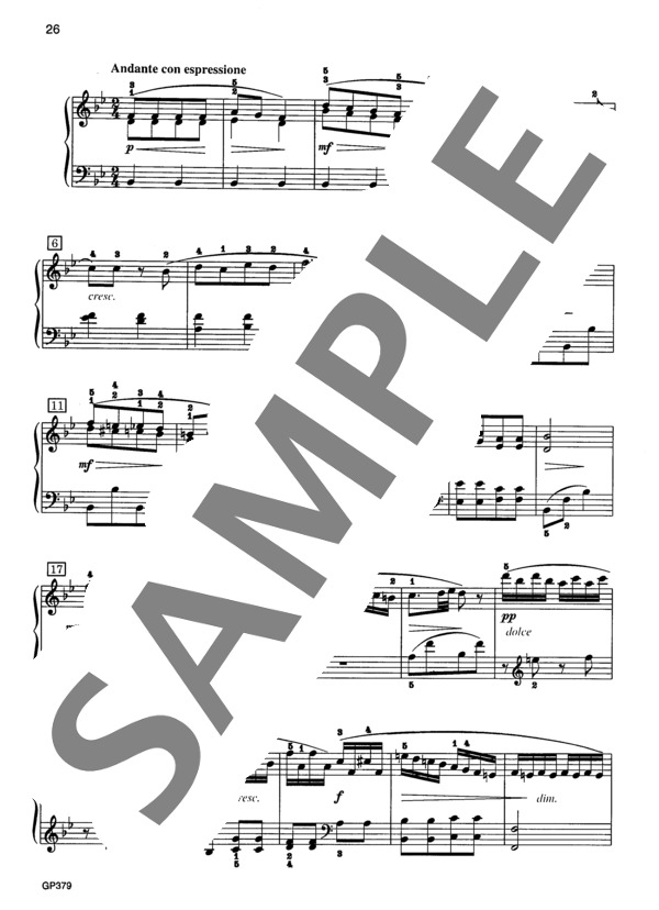 ソナチネ 第4番 ヘ長調 (ムツィオ・クレメンティ) / ピアノソロ 初〜中級 - サンプル譜面 5/5