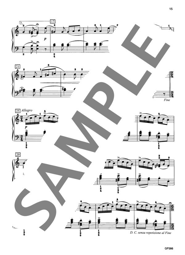 子供のためのアルバム Op. 68 より シシリエンヌ (ロベルト・シューマン) / ピアノソロ 初〜中級 - サンプル譜面 3/3