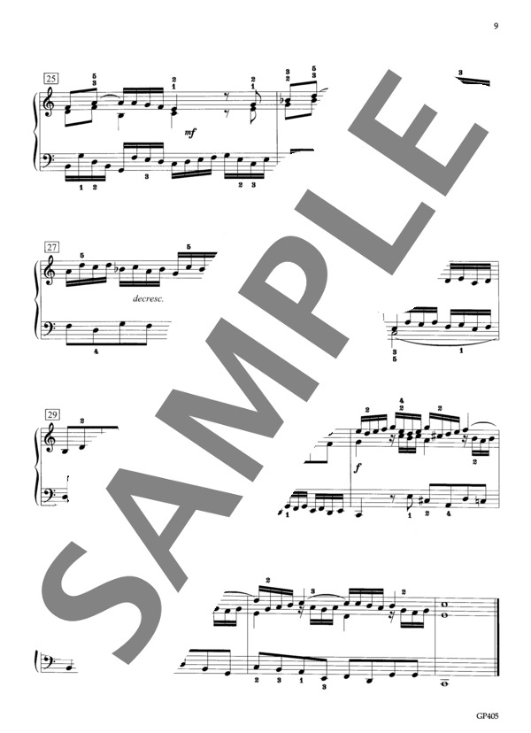 フーガ ハ短調 BWV 952 (ヨハン・セバスチャン・バッハ) / ピアノソロ 中〜上級 - サンプル譜面 5/5